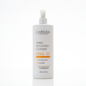 CARELIKA Amber Exfoliating Cleanser 15in1 (with Succinic Acid 2%) 500ml