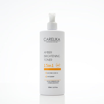CARELIKA Amber Brightening Toner 15in1 (with Succinic Acid  2%) 500ml