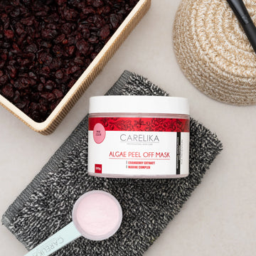 CARELIKA Algae Peel Off  Mask Cranberry Extract with Glucose 200gr