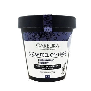 CARELIKA Algae Peel Off  Mask Caviar Extract 25gr Jar
