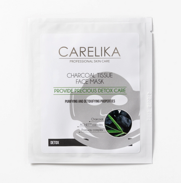 CARELIKA Charcoal Tissue Face Mask (Purifyng and Detoxifying) 23ml