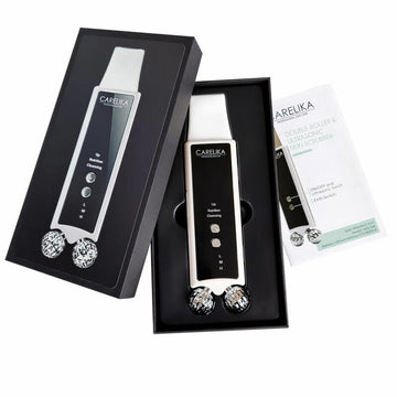 CARELIKA 2in1  Double-Roller & Ultrasonic Skin Scrubber