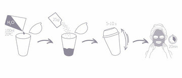 CARELIKA Shaker Peel Off Mask Hyaluronic Acid Jar 20gr.