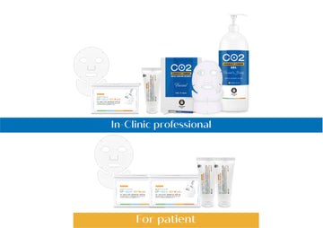 Ribeskin CO2 Carboxy Therapy Facial Professional - Combo Plus 8 Pcs (Retail Products included)