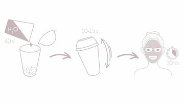 CARELIKA Lemon smoussy shaker mask, 200g